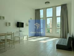 شقة بغرفة نوم واحدة | تأثيث جزئي | إطلالة على المجتمع | ديسكفري جاردنز