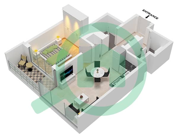 Type C Unit 5 Floor 3-9,11,13-19,21-23,25-29,31-34