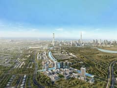 شقة بغرفتي نوم | إطلالات على البحيرة والمارينا | مفروشة | برج عزيزي ريفييرا ريف 2