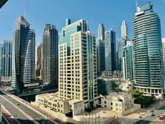 شقة بغرفة نوم واحدة | مارينا دايموند 6 | شرفة | إطلالة على المارينا ووسط المدينة