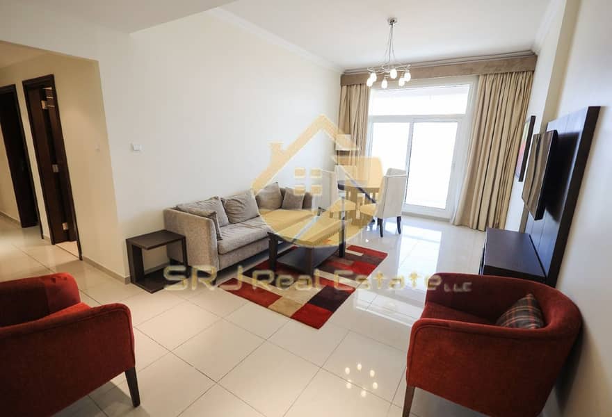 Fully Furnished 1BR | Vacant Al Madar Siraj ToweR