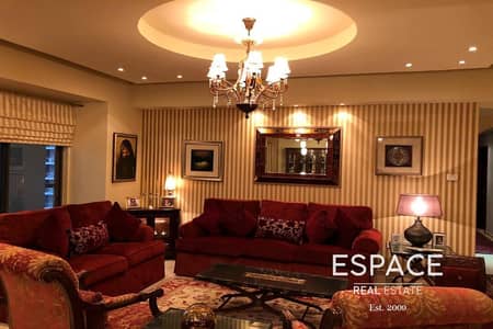 4 Bedroom Flat for Rent in Jumeirah Beach Residence (JBR), Dubai - Marina Views | Cozy Furnished | Upgraded 4 Bedroom Flat for Rent in Jumeirah Beach Residence (JBR), Dubai - Marina Views | Cozy Furnished | Upgraded