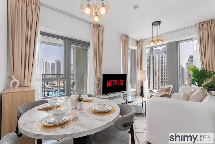 Splendid | Furnished | High Floor | Burj Khalifa View