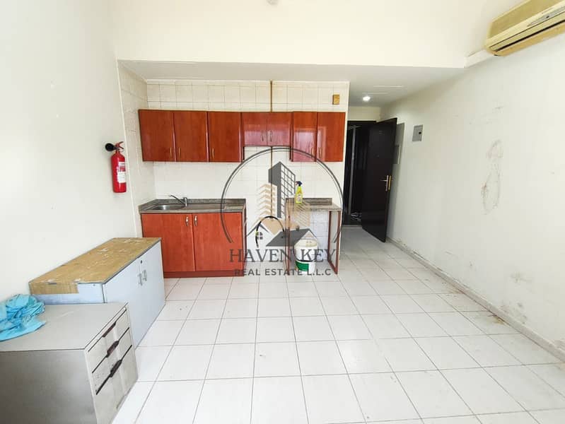 SPACIOUS ONE STODIO// PRIME LOCATION // FAMILY BUILDING // REASONABLE PRICE // EASY ACCESS TO DUBAI // COME AND VISIT HOPE SO YOU LIKE IT