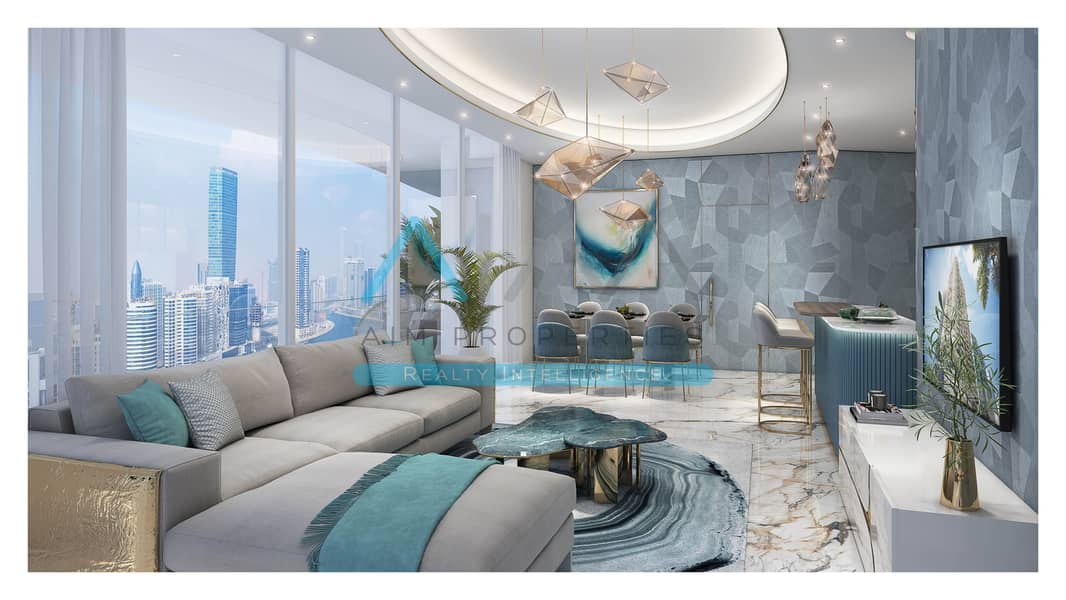 NEAR BURJ KHALIFA LUXURY CANAL FRONT STUDIO FLAT FOR SALE NEAR HANDOVER