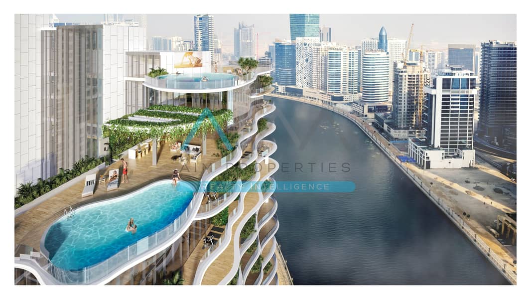 NEAR BURJ KHALIFA LUXURY CANAL FRONT STUDIO FLAT FOR SALE NEAR HANDOVER