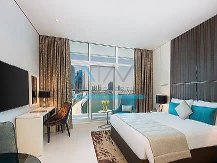 Furnished Studio | DAMAC Maison Bay’s Edge | Marina & Skyline Views