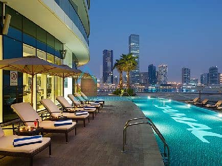 Furnished Studio | DAMAC Maison Bay’s Edge | Marina & Skyline Views
