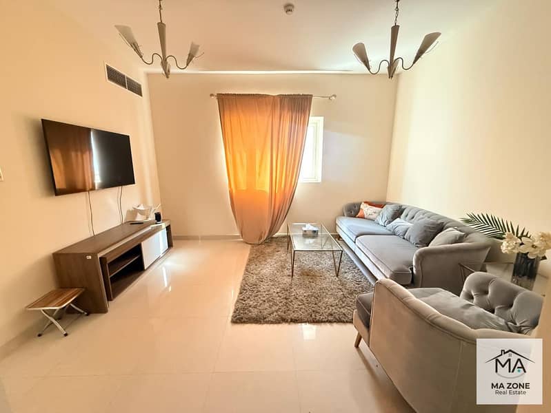 Furnished 1 bhk apartment in new muweillah commercial