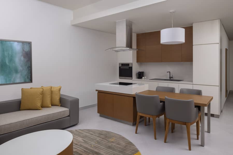 2 One Bedroom Apartment Kitchen. jpg