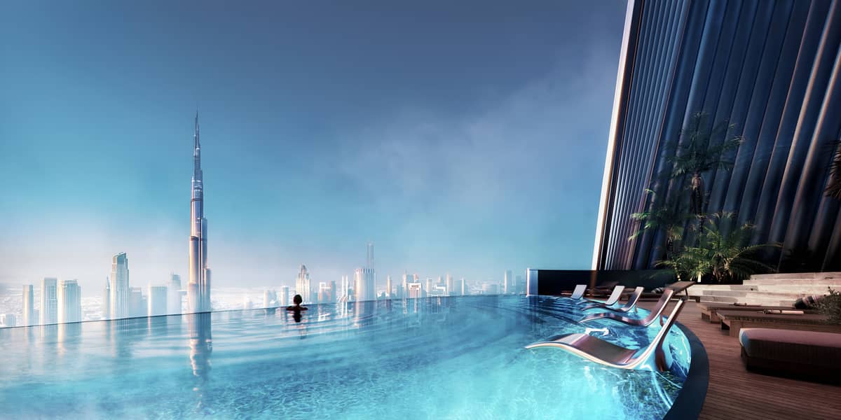 2BR Apartment | Mercedes Benz Places | Burj Khalifa & Canal View - 31