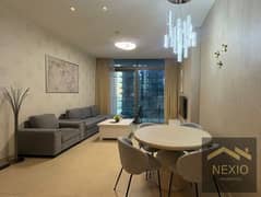 شقة مفروشة بغرفتي نوم | بوابة مارينا 1 | إطلالات على المارينا والمدينة