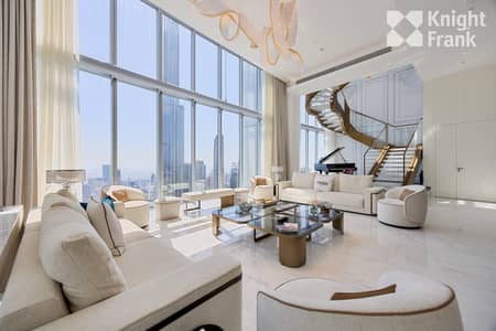 4 Bedroom Penthouse for Sale in Downtown Dubai, Dubai - Burj Khalifa View | Custom Penthouse | Furnished