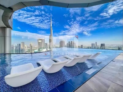 شقة 2 غرفة نوم للايجار في الخليج التجاري، دبي - شقة في داماك باراماونت تاور فندق (ميدتاون) و ريزيدنسز،الخليج التجاري 2 غرف 155000 درهم - 14802962