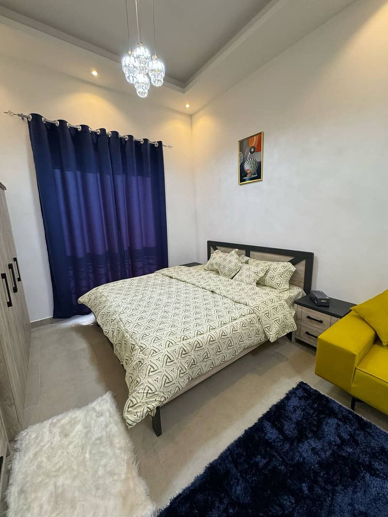 Furnished Studio for Rent in Al Rashidiya Mina Street Including All Bills