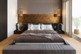 شقة مفروشة بغرفة نوم واحدة | حدائق كوفنتري 2 | مناظر الأفق والمارينا