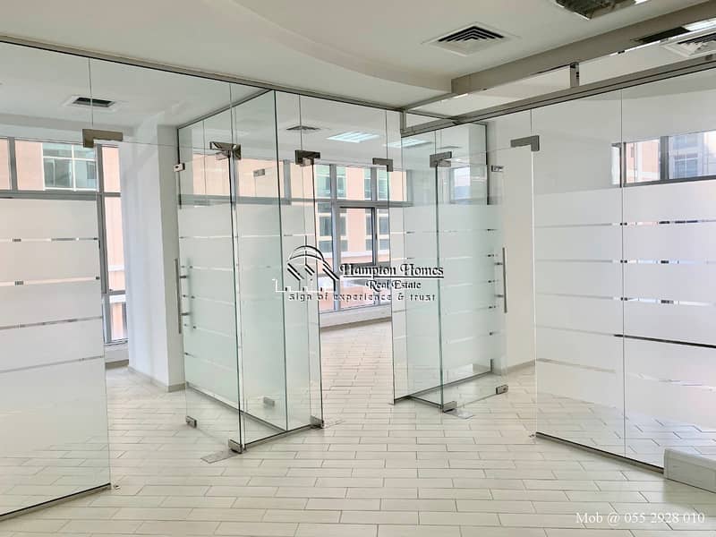 Ready office with Partitions + attached pantry toilet 1370sqft 90k 6 cheqs