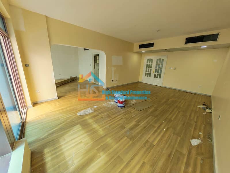 Dazzling 4BHK Apartment for Rent | Full Balcony | Central AC | Al Khalidiyah, Abu Dhabi