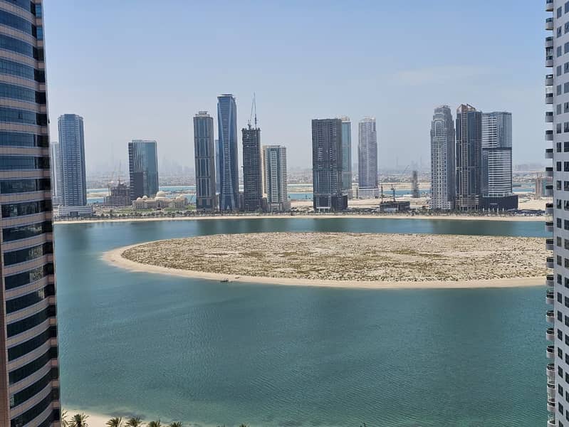 Sea view | Free parking + gym & pool | Free kids area | 3 master bedrooms with built-in wardrobes & balcony + hall + storage