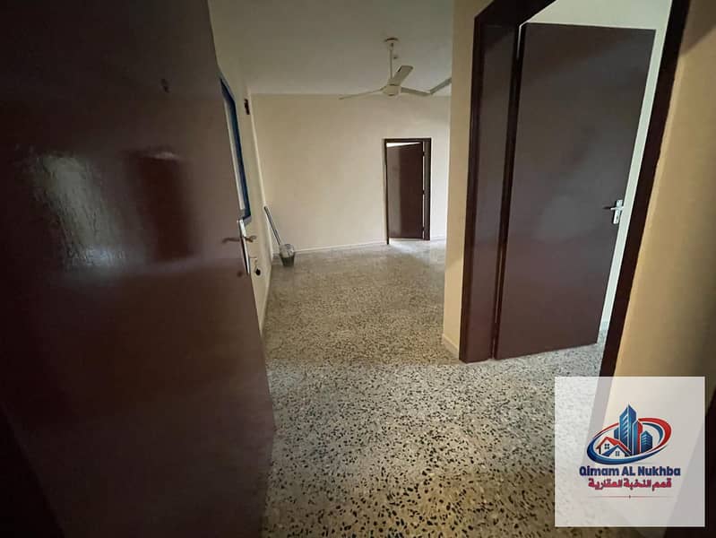 The most beautiful and best-priced 2-bedroom apartment with a living room in Al Shuwaiheen, featuring 2 balconies with open view and a privacy layout.