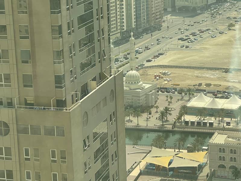 Sea view second tenant 1BHK with gym pool free parking prime location with easy access to Dubai