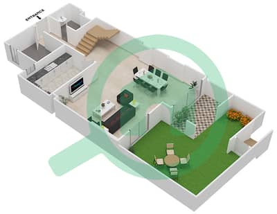 Janayen Avenue - 3 Bedroom Apartment Unit 2 G Floor plan