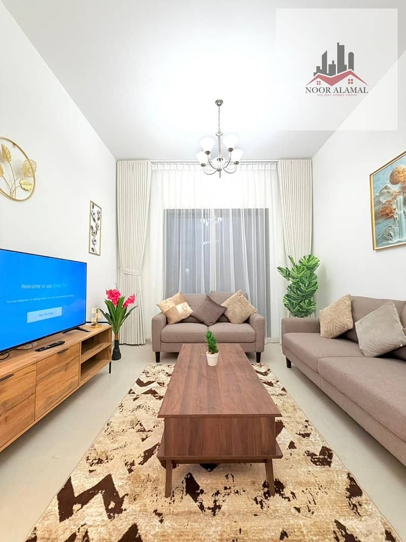 Liwan 2 Dubai for the discerning client A fully furnished apartment with hotel-style furnishings, brand new Two bedrooms , a living room