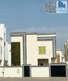 فيلا بمساحة كبيرة وفيلا جديدة تمامًا^^05 غرف نوم رئيسية^^للإيجار في قرية الأميرة^^اليسمين^^عجمان