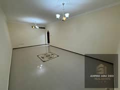 Two bedrooms with living room for rent in Al Nuaimiya 3 Ajman Khalifa Street, balcony open view, family tower, free maintenance, 4 installments