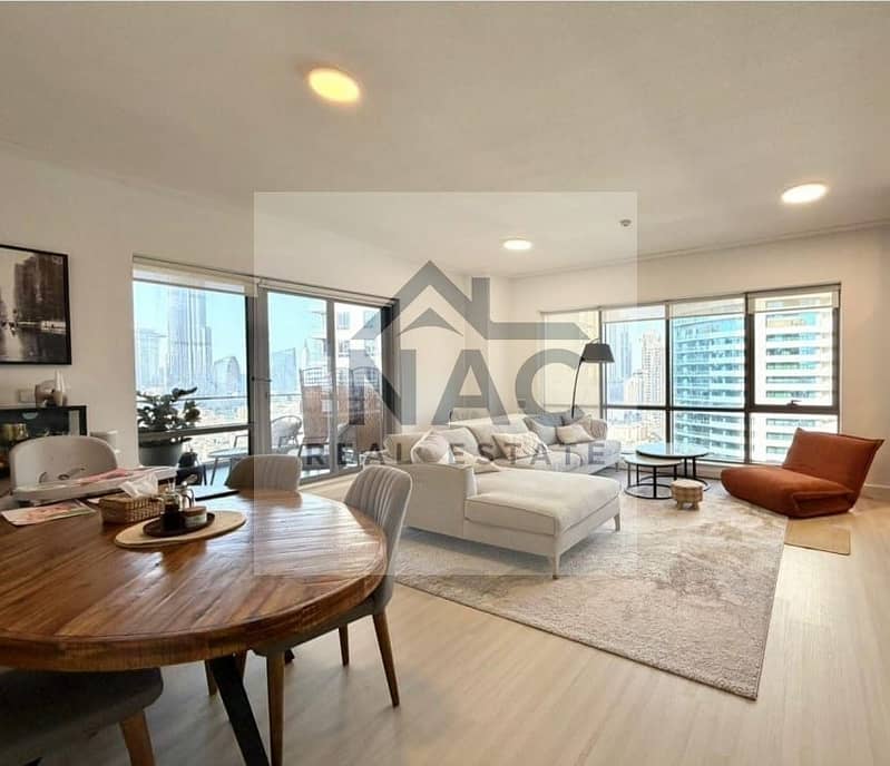 A Modern AND Stylish Unit directly facing the Burj Khalifa AND the Classic layout of Downtown