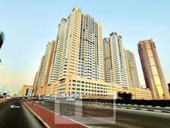 شقة غرفة وصالة للبيع في أبراج عجمان بإطلالة بحرية جزئية | استثمار بعائد ممتاز | مساحة 1050 قدم