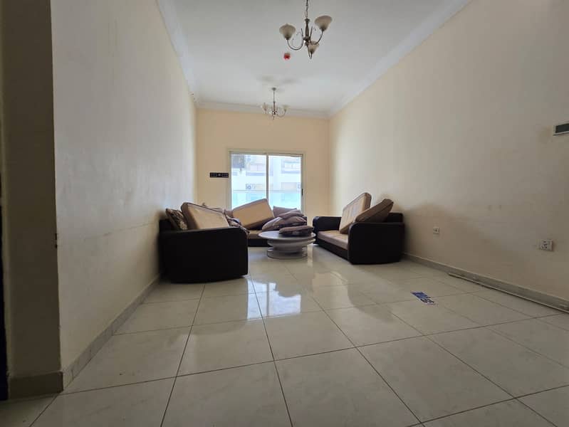 Beautiful and elegant furnished bedroom and living room in Ajman, UAE - central air conditioning - free maintenance