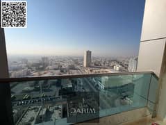 شقة مفروشة غرفتين وصالة للبيع | إطلالة بانورامية على الشارقة | وحدة للإيجار | سيتي تاور عجمان