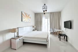 شقة في برج فيريديس C،فندق ومساكن فيرديس،(أكويا من داماك) داماك هيلز 2 45000 درهم - 14833411