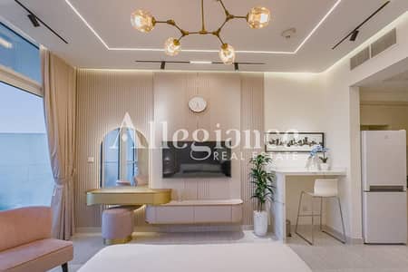 Studio for Rent in DAMAC Hills, Dubai - High Floor | Golf View | Upgraded Furnished Studio for Rent in DAMAC Hills, Dubai - High Floor | Golf View | Upgraded Furnished