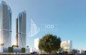 استوديو مفروش | إطلالات على الأفق والمارينا | برج سكاي جيت JVT