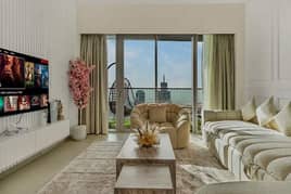 مناظر بوليفارد ونافورة | شقة مفروشة | جاهزة للتنقل