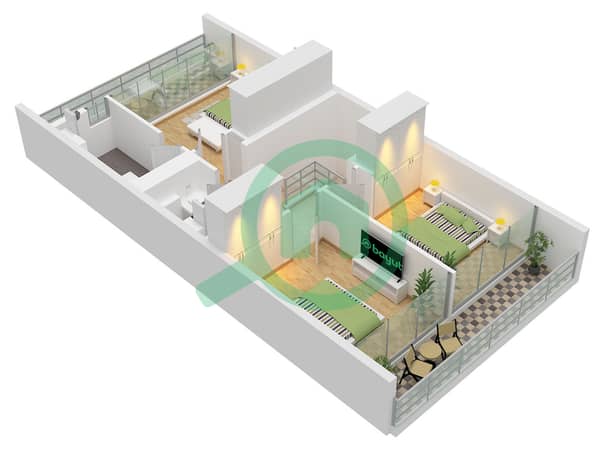 Type Jade-A Unit 4 Plex-TH 02 6 Plex-TH 02,04 8 Plex-TH 02,04,06 First Floor