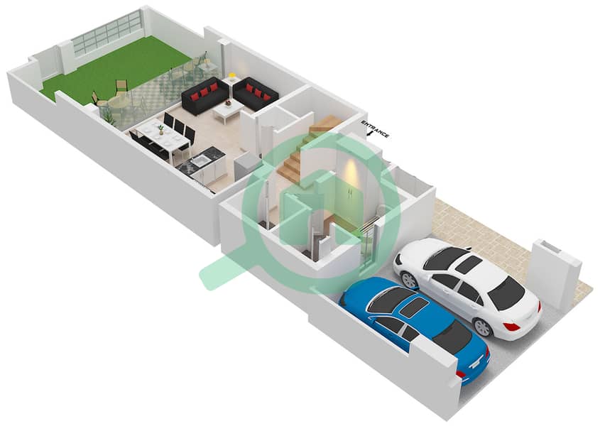 Type Pearl-B Unit 4 Plex-TH 2, 6 Plex-TH 2,4, 8 Plex-TH 2,4,6 Floor Ground Lillia - 3 Bedroom Townhouse Type/unit PEARL-B/UNIT 4 PLEX-TH 2 Floor plan Type Pearl-B Unit 4 Plex-TH 2, 6 Plex-TH 2,4, 8 Plex-TH 2,4,6 Floor Ground interactive3D