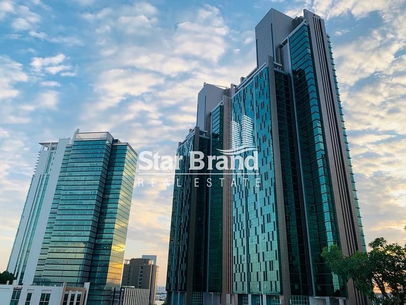 SPACIOUS 2 BEDROOM PLUS MAID ROOM & STUDY IN AL DURRAH TOWER FOR RENT