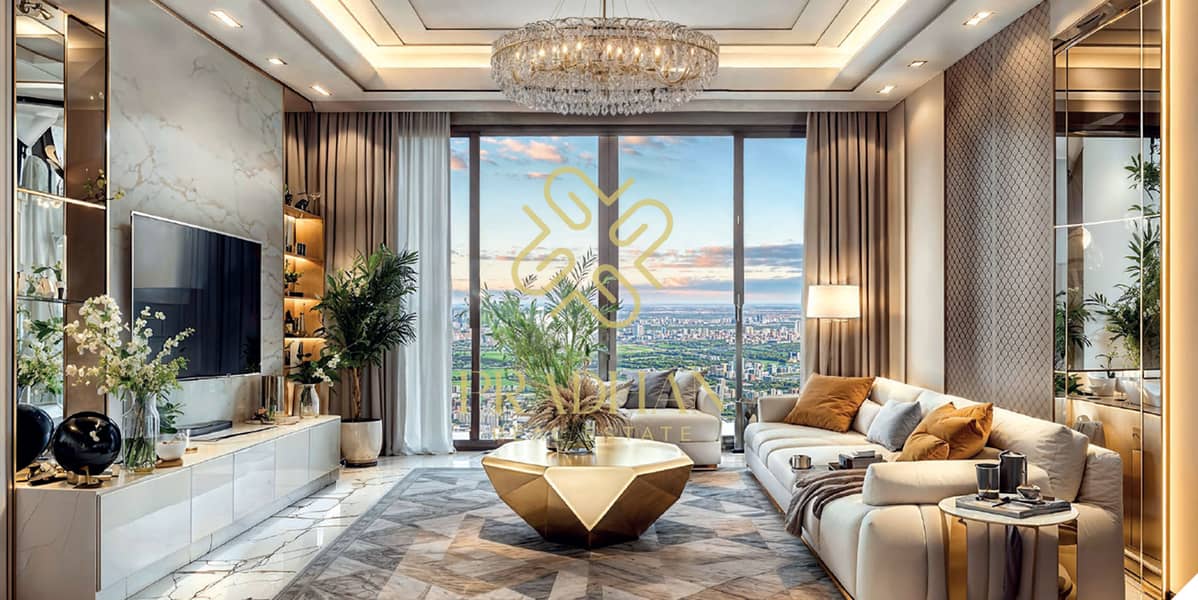 35 MONTH POST HANDOVER | 1% MONTHLY | DOLCE VITA FULLY FURNISHED | LAKE & CITY SKYLINE VIEW