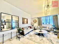 شقة من 3 غرف نوم | البرج التنفيذي G | إطلالة على وسط المدينة والحديقة | غرفة الخادمة