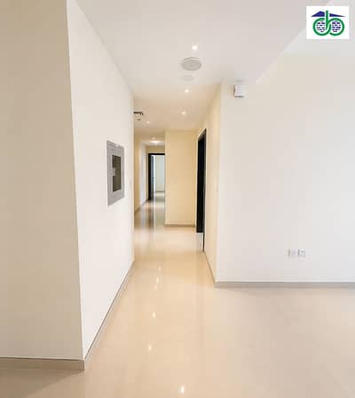 2 Bedroom Apartment for Rent in Al Furjan, Dubai - Minimalist corridor with soft lighting. png 2 Bedroom Apartment for Rent in Al Furjan, Dubai - Minimalist corridor with soft lighting. png