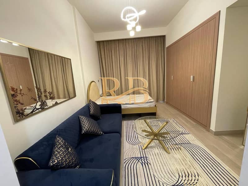 Furnished Studio | Azizi Riviera 31 | Balcony| Terrace| big size| Big Layout | community view