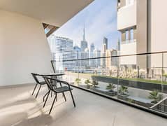 شقة في بن غاطي كانال،الخليج التجاري 1 غرفة 110000 درهم - 14851017