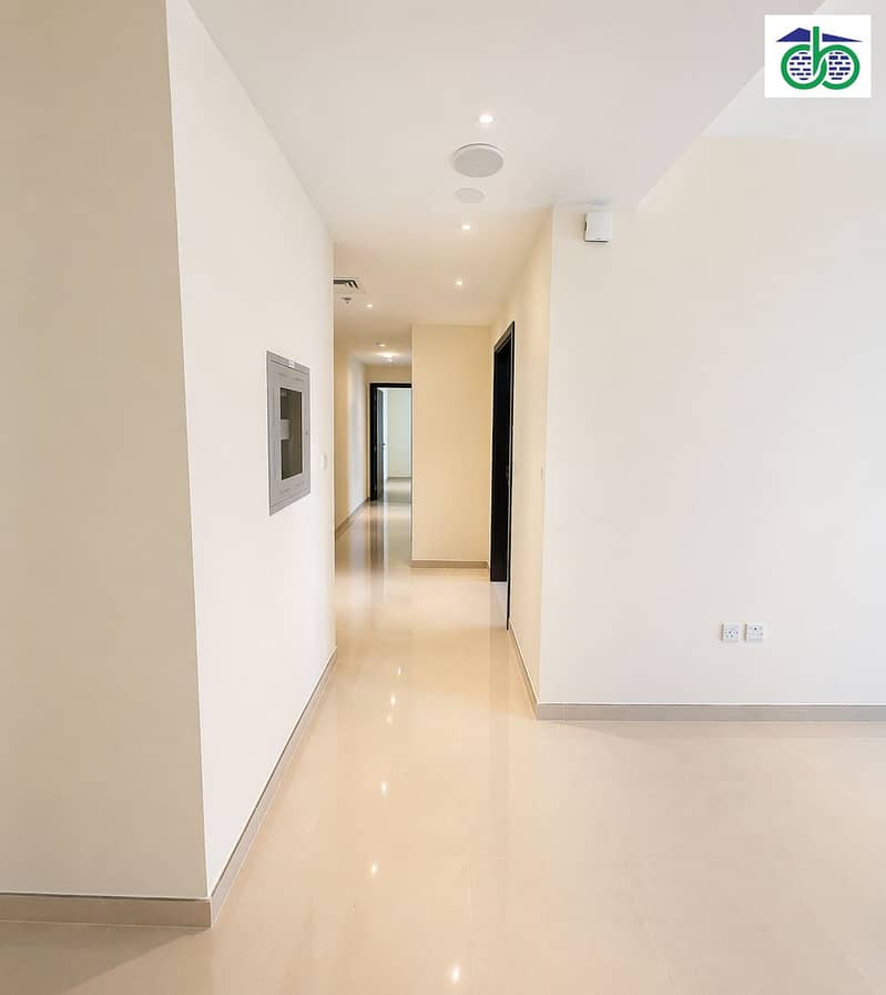 3 Minimalist corridor with soft lighting. png