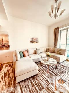 غرفة نوم واحدة مفروشة | إطلالة على مارينا وأفق | حمام سباحة وصالة ألعاب رياضية