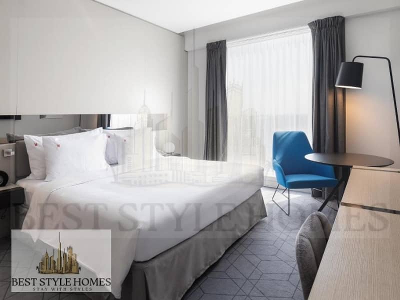 Private Beach Access, One Bedroom With Balcony, 5-Star Property, Fully Furnished Hotel Apartment