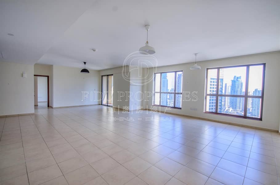 Large 4BR + Maid | Marina View | Low Floor