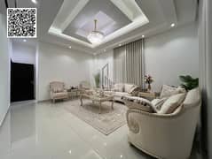 فيلا مفروشة بالزاهية 5 ماستر شامل الأثاث جاهزة بالكهرباء والماء مكيفات كاملة